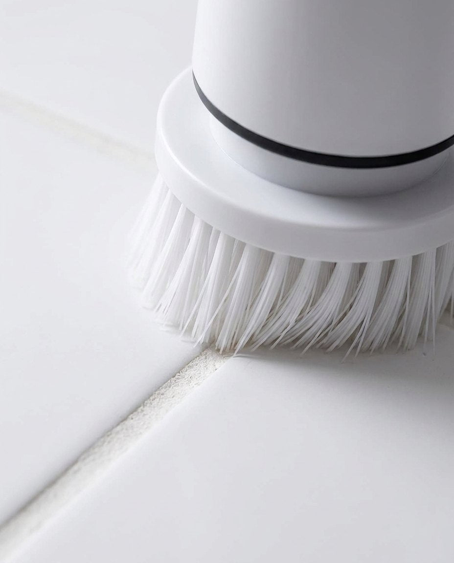 BrightStay Scrub — Cordless Electric Spin Scrubber, 8 Heads, Extends to 54 in