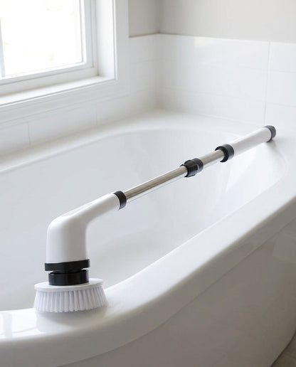 BrightStay Scrub — Cordless Electric Spin Scrubber, 8 Heads, Extends to 54 in