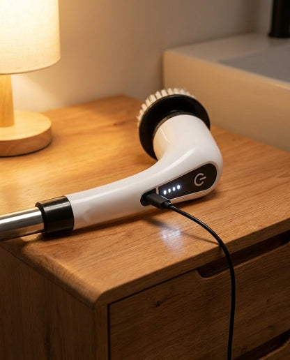 BrightStay Scrub — Cordless Electric Spin Scrubber, 8 Heads, Extends to 54 in