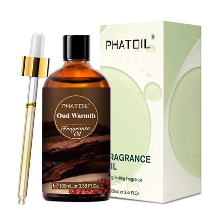 100Ml Oud Warmth Fragrance Oil for Diffuser Aromatherapy Warm Santal Vanilla Amber Black Orchid Aroma Fragrance Oils