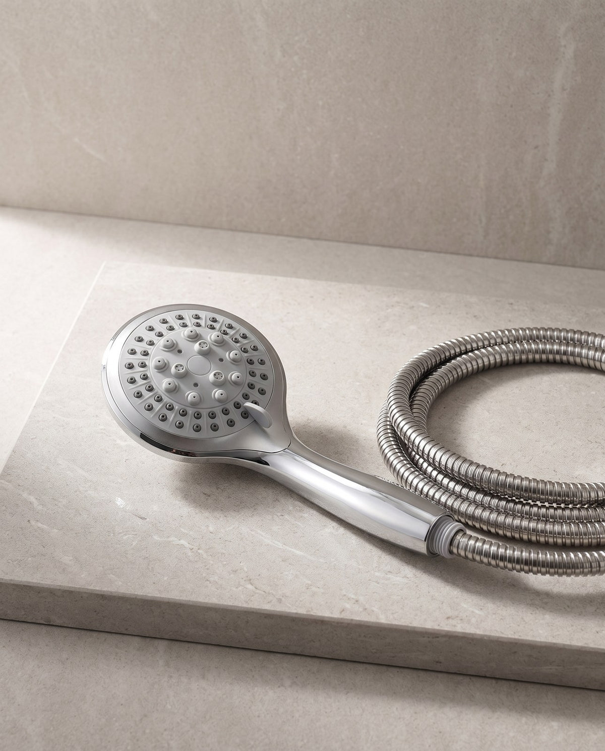 BrightStay Flow — 5-Setting Handheld Shower Head with 58" Hose
