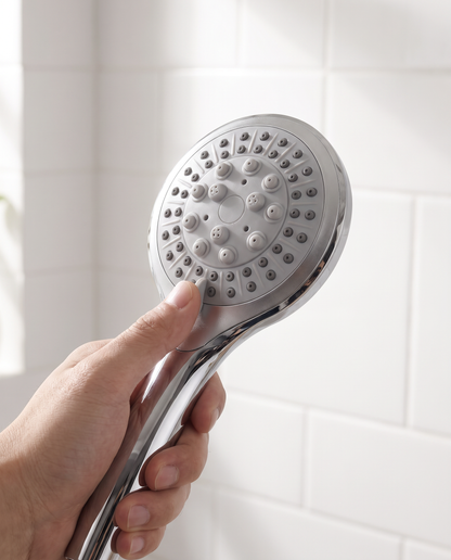 BrightStay Flow — 5-Setting Handheld Shower Head with 58" Hose
