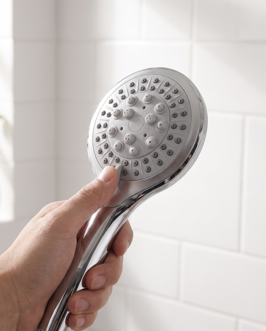 BrightStay Flow — 5-Setting Handheld Shower Head with 58" Hose