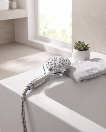 BrightStay Flow — 5-Setting Handheld Shower Head with 58" Hose